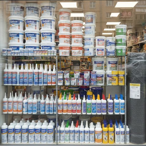 Готовы предоставить огромный ассортимент химии для строительства